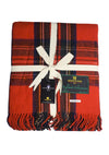 Merino Wool Tartan Blanket - Royal Stewart
