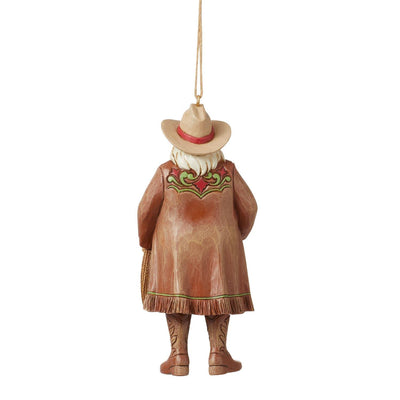 Western Santa Cowboy Ornament