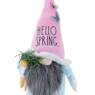 Rae Dunn "Hello Spring" Plush Gnome