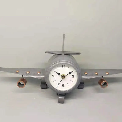 Clock Novelty Retro Glider Plane