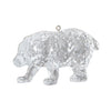 Clear Acrylic Bear Ornament
