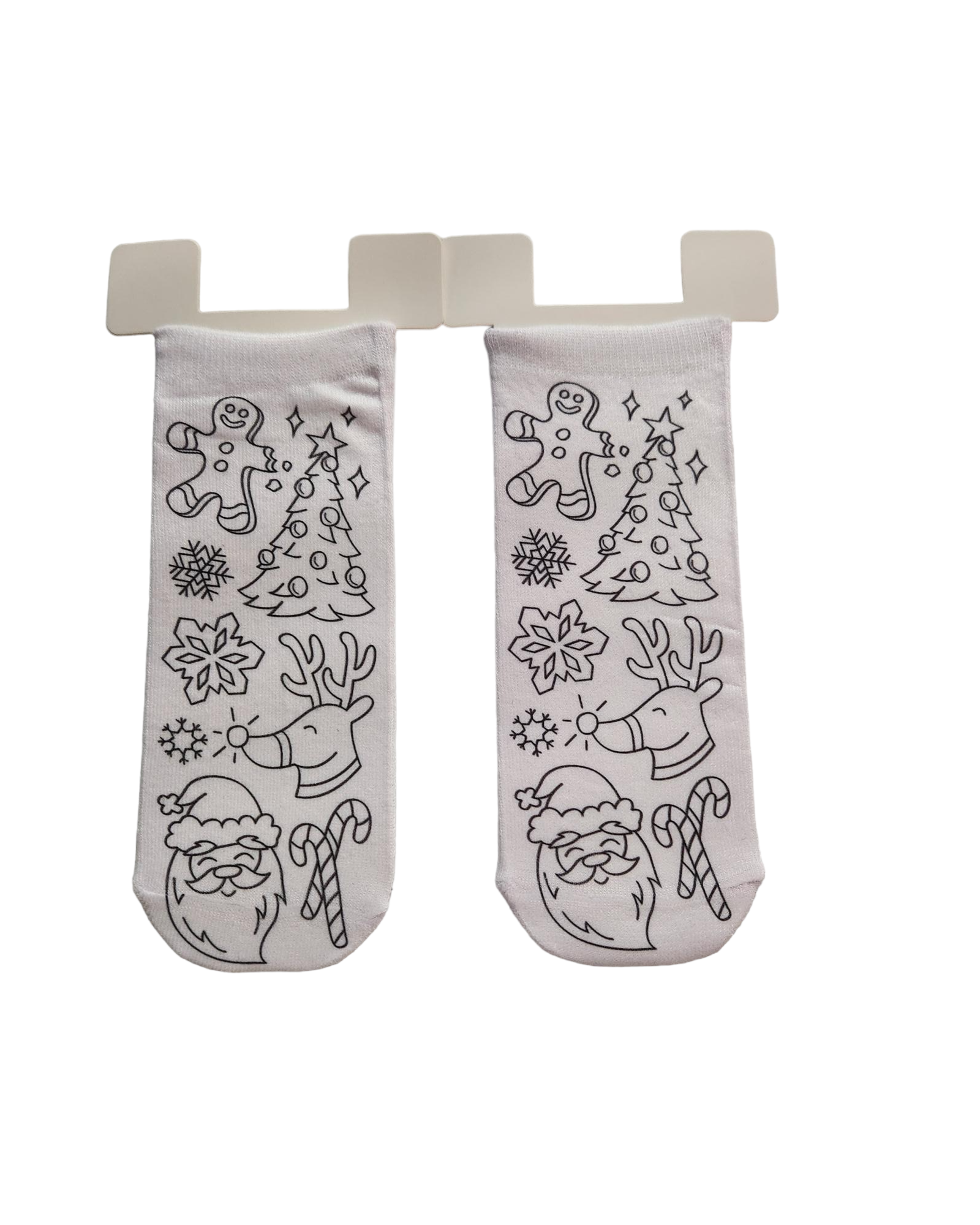 Christmas Coloring Socks