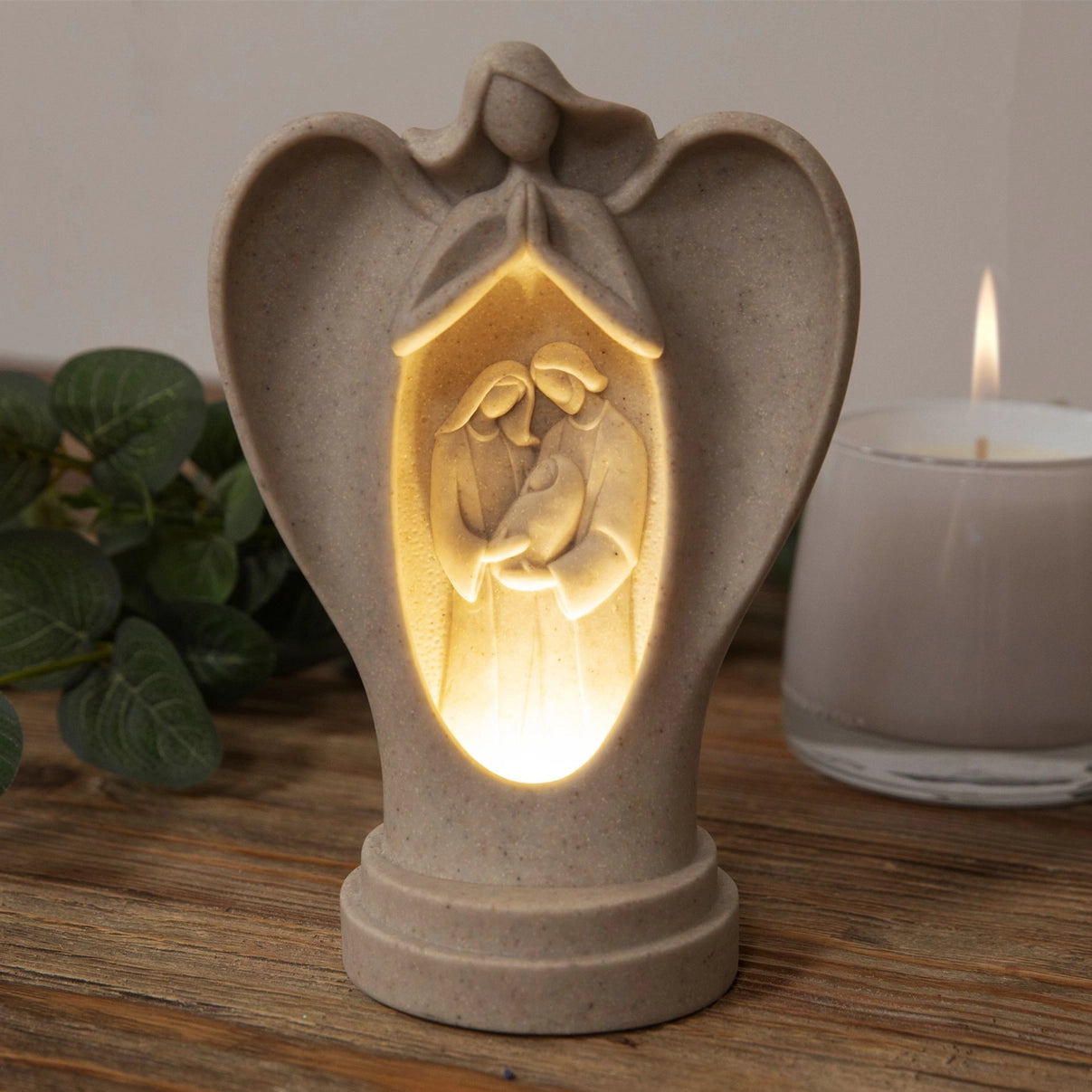 Faith & Hope Angel Night Light - Family