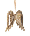 Metal Gold Wings Ornament