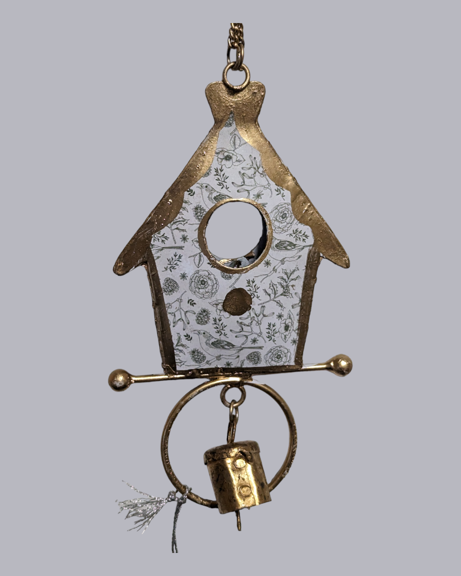 Birdhouse Metal Ornament