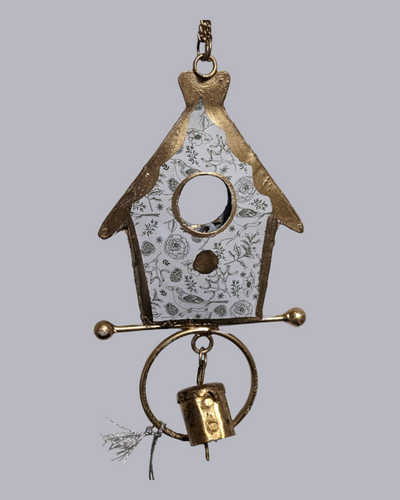 Birdhouse Metal Ornament