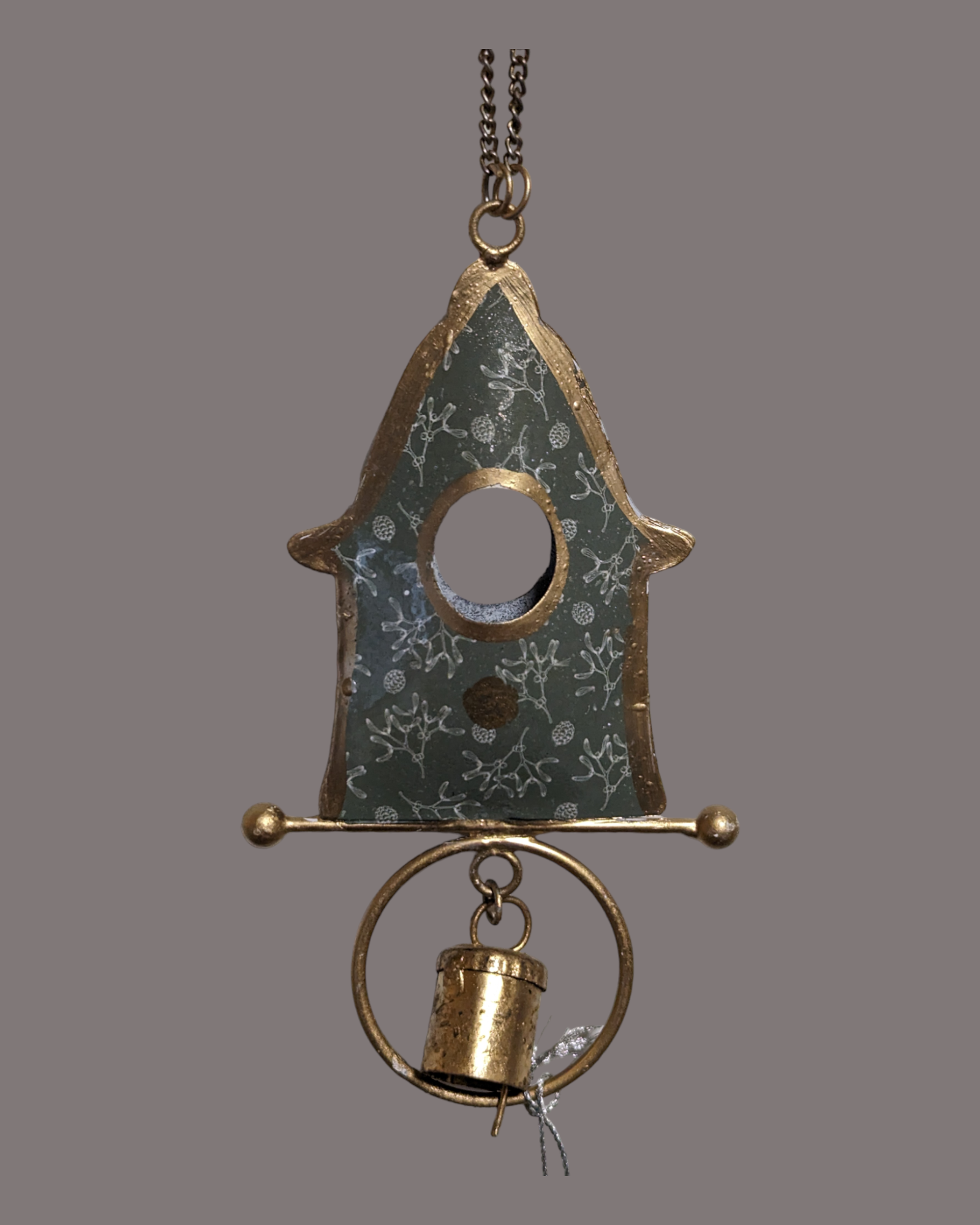Birdhouse Metal Ornament