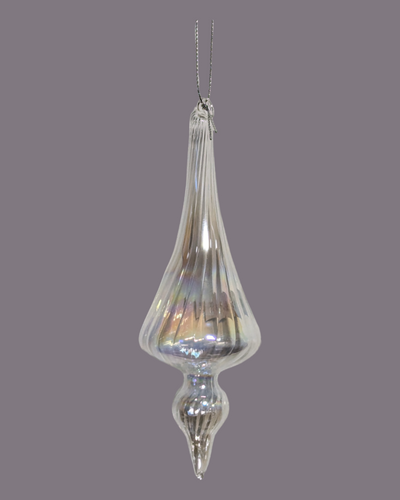 Icicle Drop  Glass Ornament