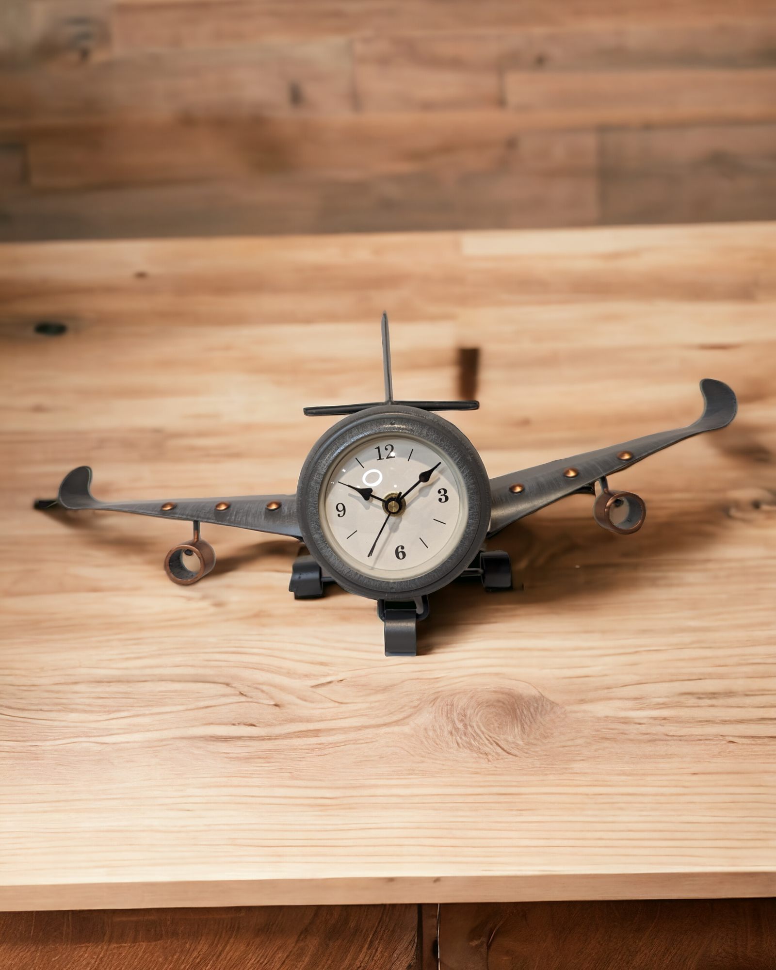 Clock Novelty Retro Glider Plane