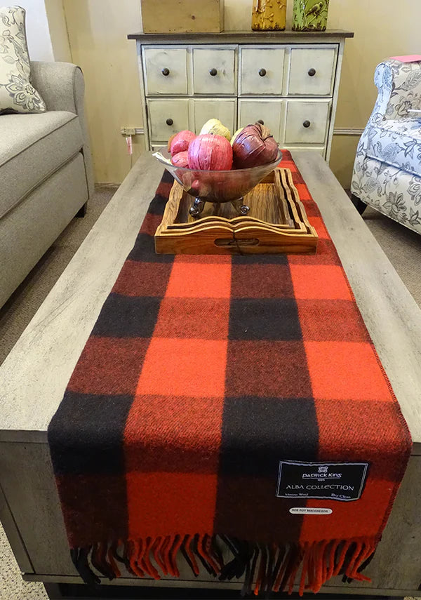 Merino Wool Tartan Knee/lap Blanket - Rob Roy