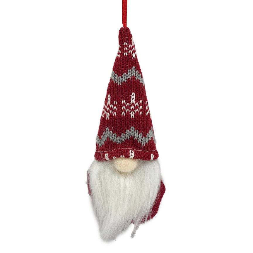 Plush Gnome Ornament