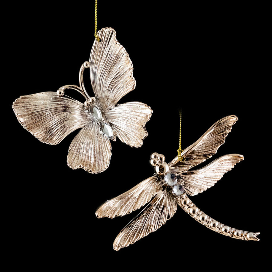 Rose Gold Butterfly/Dragonfly Ornament