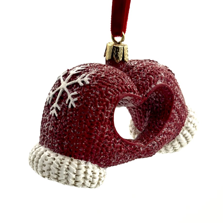 Heart Mittens Ornament