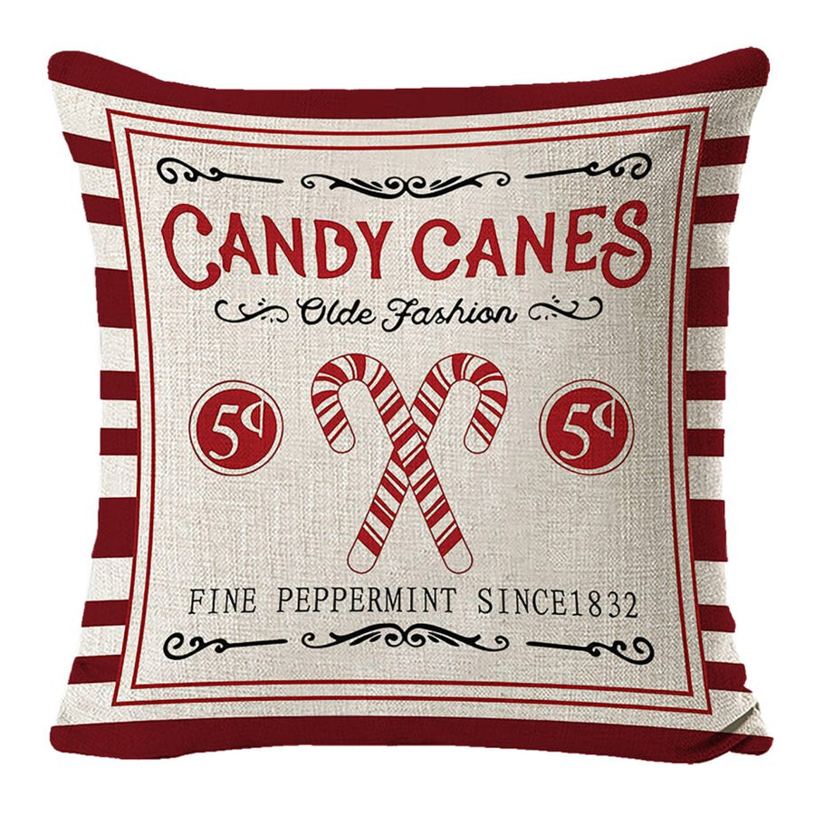 Decorative Cushion "Candy Canes"