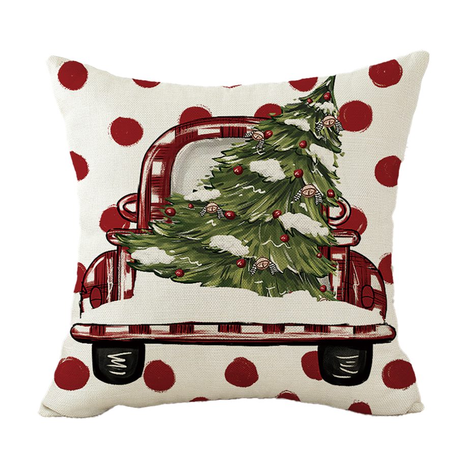 Decorative Cushion " Red Truck"