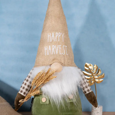 Rae Dunn "Happy Harvest" Fall Harvest Gnome