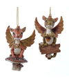 Brown, Green & Copper Dragon Ornaments