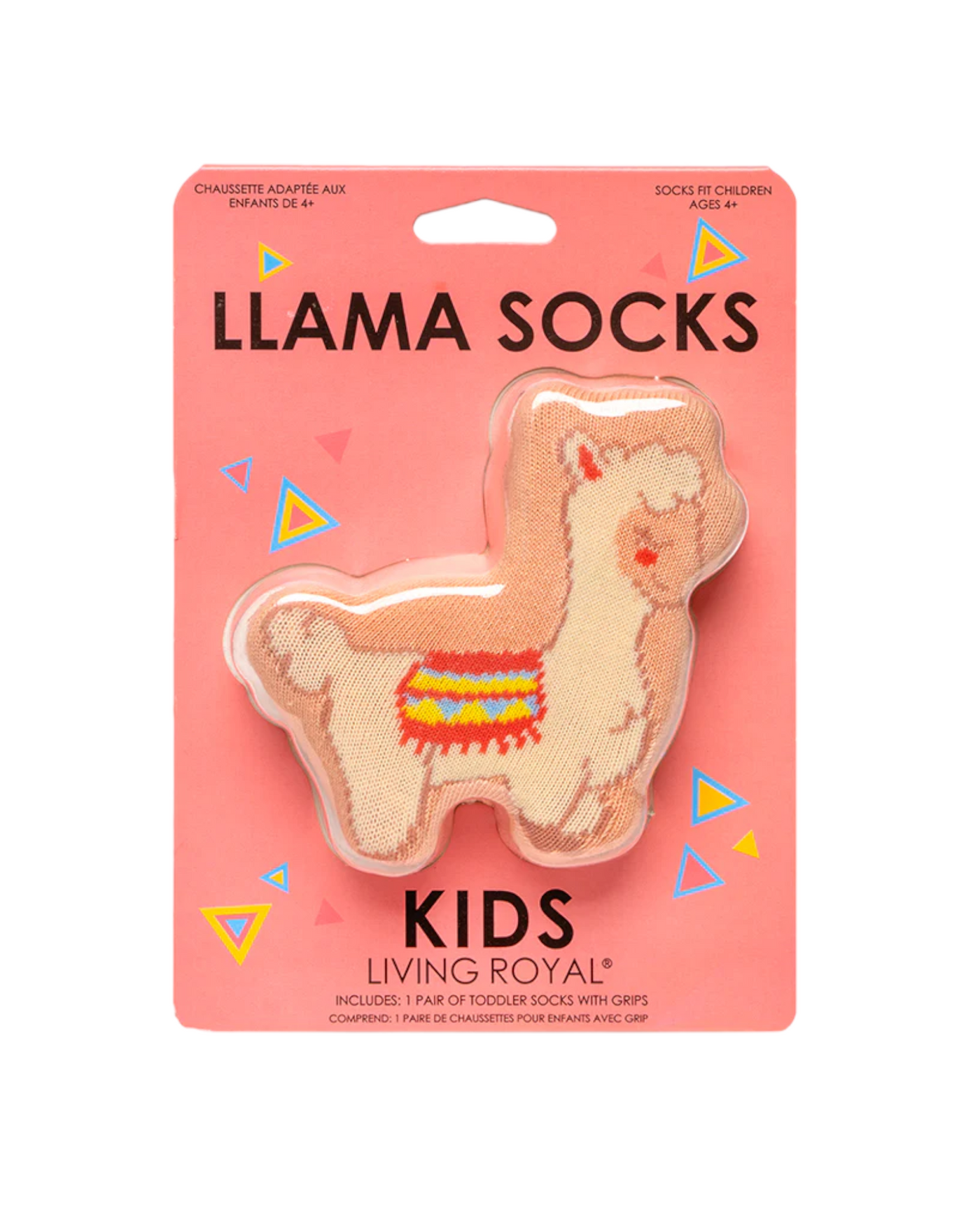 Llama 3D Kids Crew Sock