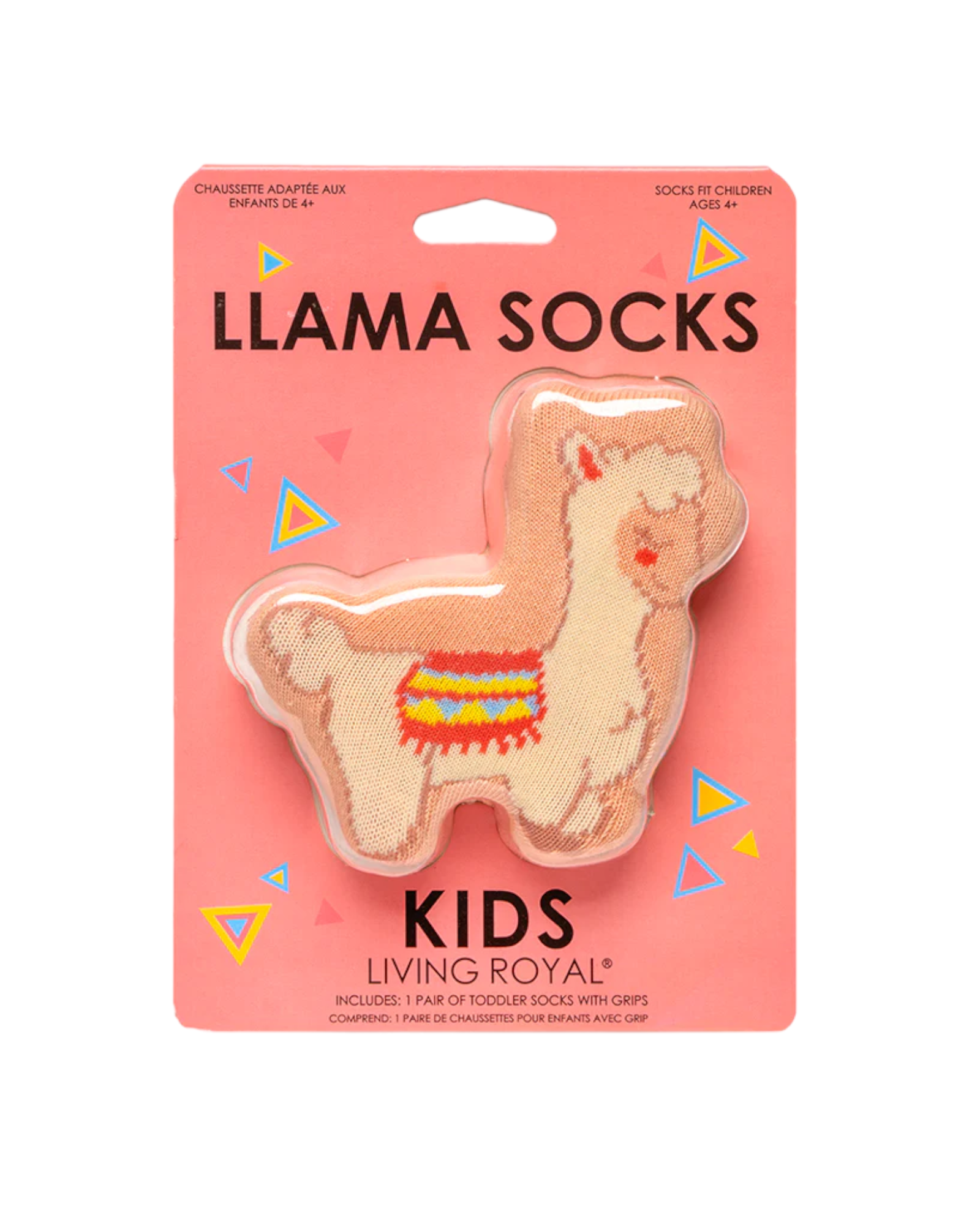 Llama 3D Kids Crew Sock