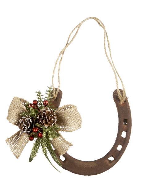 Rustic Horsedshoe Ornament