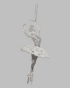 Clear Acrylic Ballerina Ornament