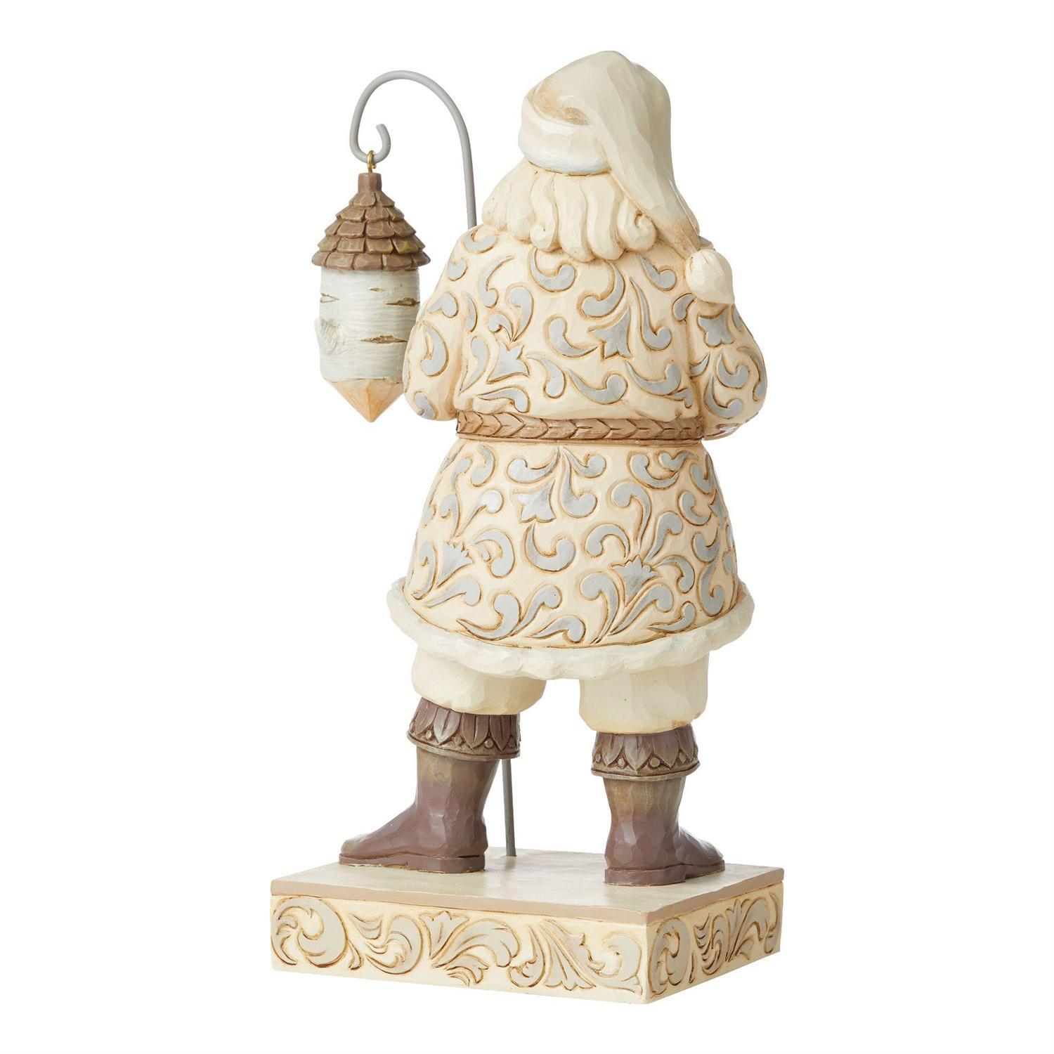 JS White Woodland Santa w/Birch