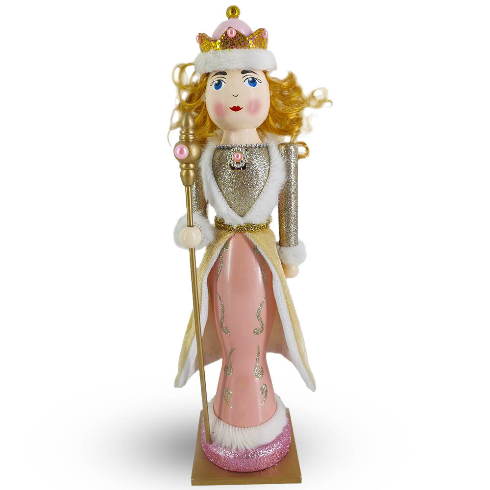 Fancy Rose Gold Queen Nutcracker