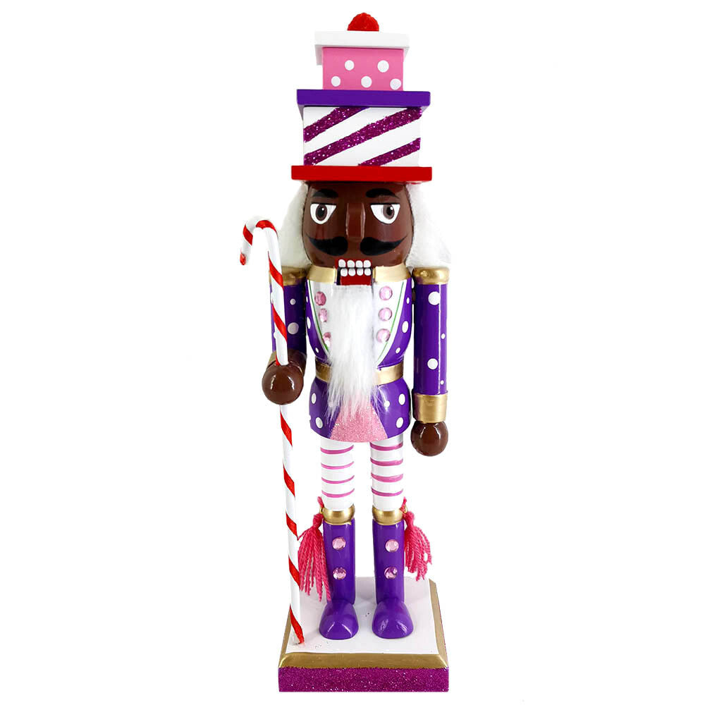Candy Cane Nutcracker Soldier