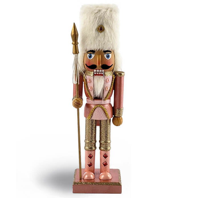 Rose Gold Soldier Nutcracker