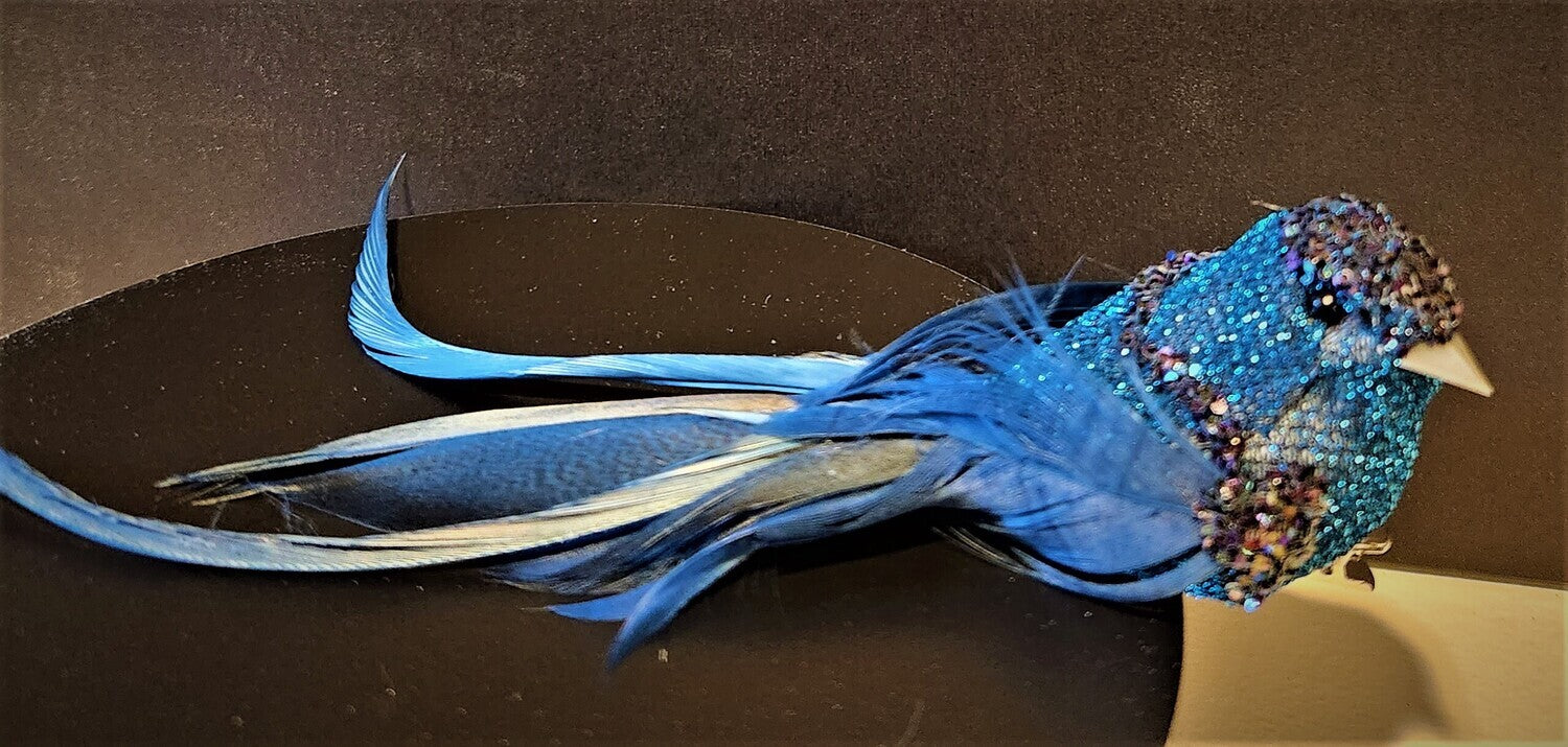 Bird Peacock Clip on Ornament