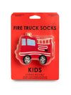 Kids Crew Sock 3D Fire Truck