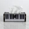 Piano Key Board Tissue Box