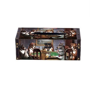 Tissue Box - Dogs Playing Poker
